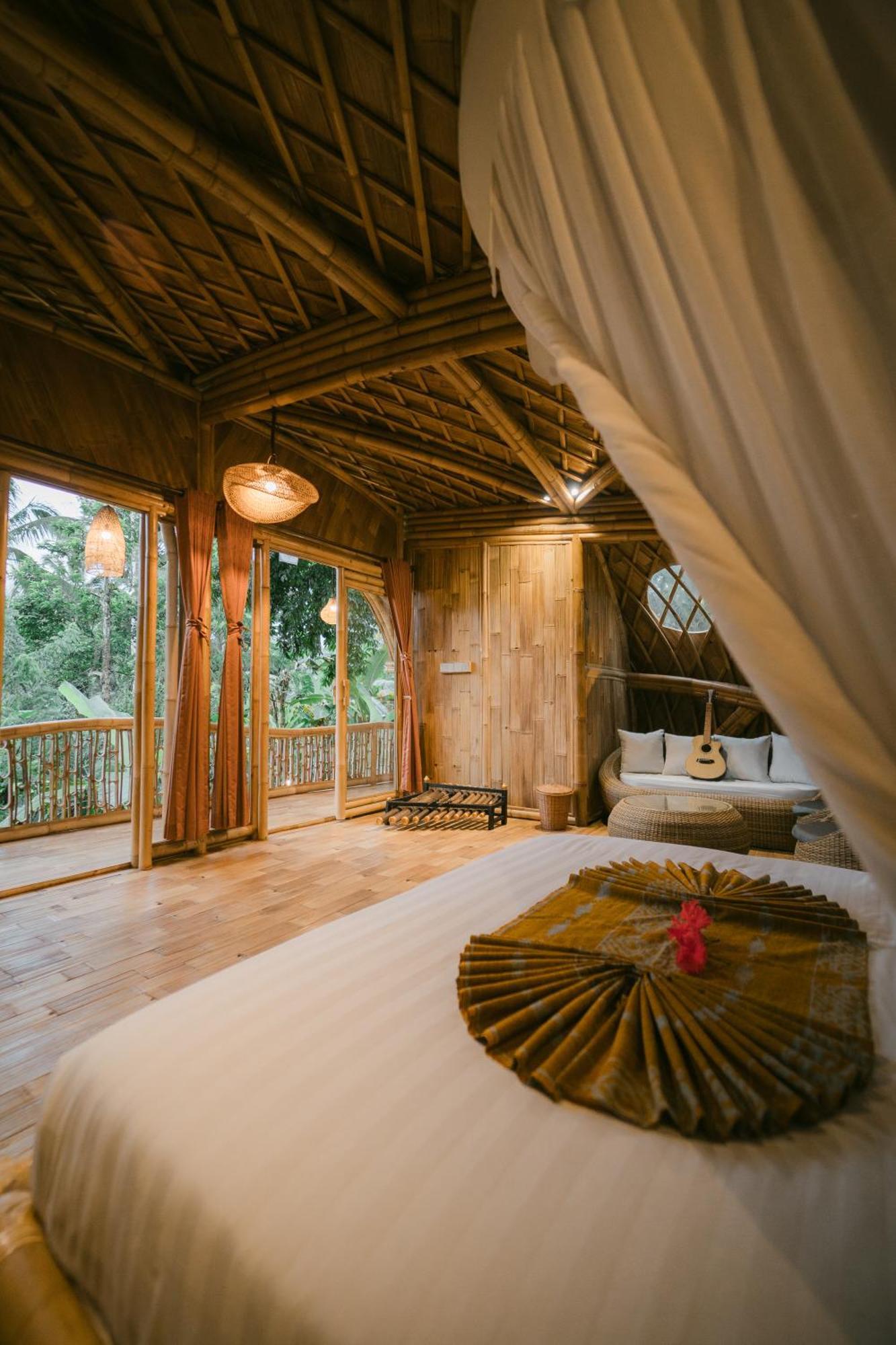 Alamvaya Bali Bamboo House Villa Sidemen  Dış mekan fotoğraf
