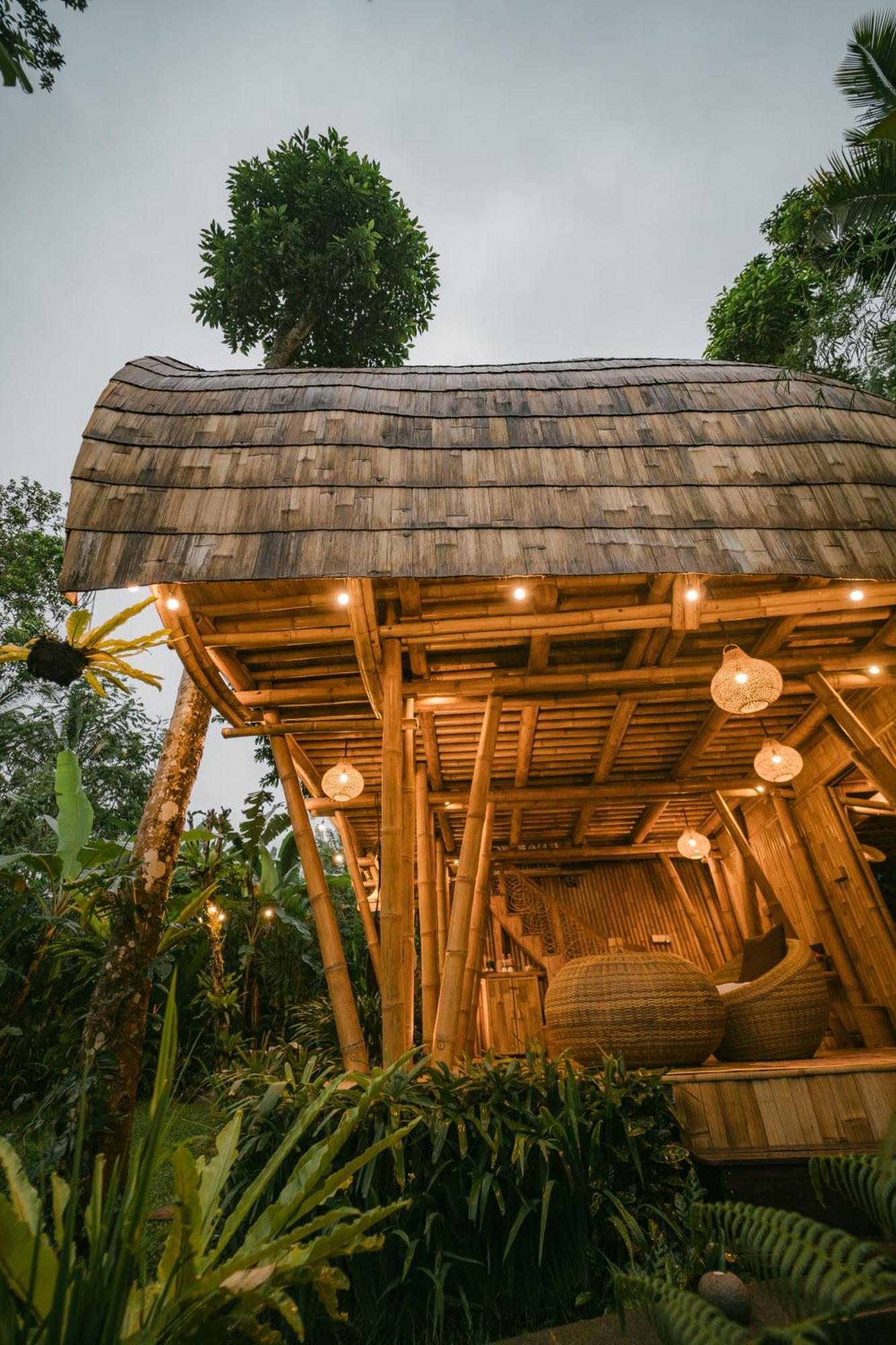 Alamvaya Bali Bamboo House Villa Sidemen  Dış mekan fotoğraf